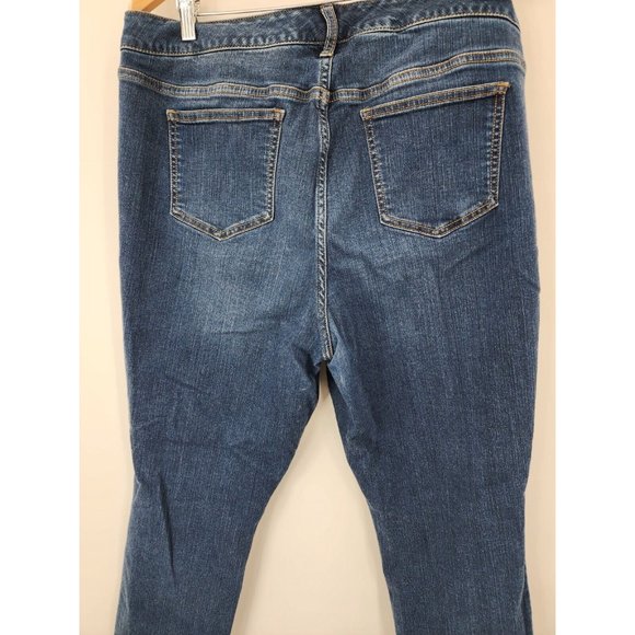 Torrid Premium Ultra Skinny Womens Size 16R Blue Jeans High Rise‎ Dark Wash - Picture 7 of 12